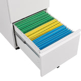 SINOFURN White 2-Drawer 15.4-in File Cabinet