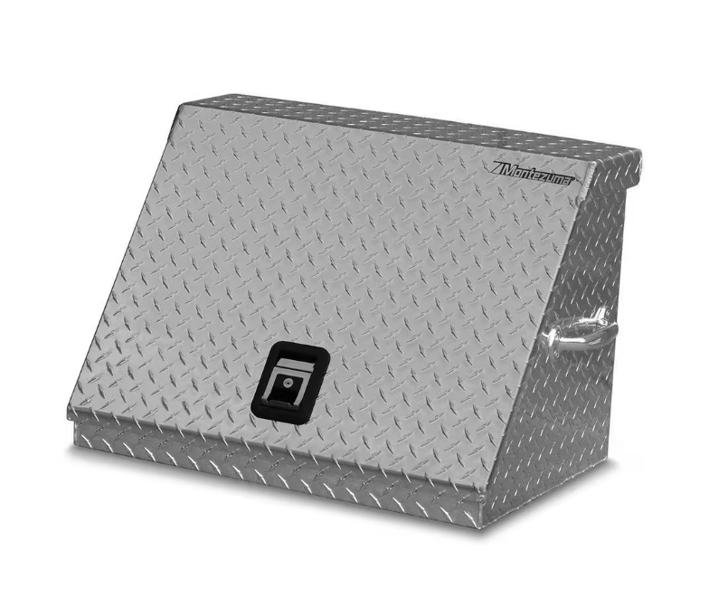27 in. W x 18 in. D Portable Triangle Top Tool Chest for Sockets, Wrenches and Screwdrivers in Aluminum