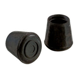 1 in. Black Rubber Leg Tips (4 per Pack)