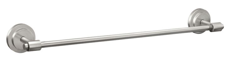 Moen Iso 18-in Spot Resist Brushed Nickel Wall Mount Single Towel Bar