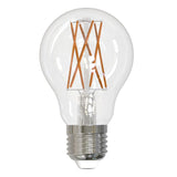 Bulbrite 75-Watt Equivalent A19 Clear Dimmable Edison LED Light Bulb Warm White (2-Pack)