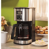 12-Cup Black Programmable Coffee Maker with Automatic Shut-Off