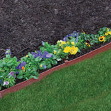 EasyFlex 20 ft. Red Woodgrain 2-in-1 Plastic Landscape Edging Kit