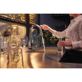 Delta Mateo Touch2O Chrome 1-Handle Deck-Mount Pull-Down Touch Kitchen Faucet