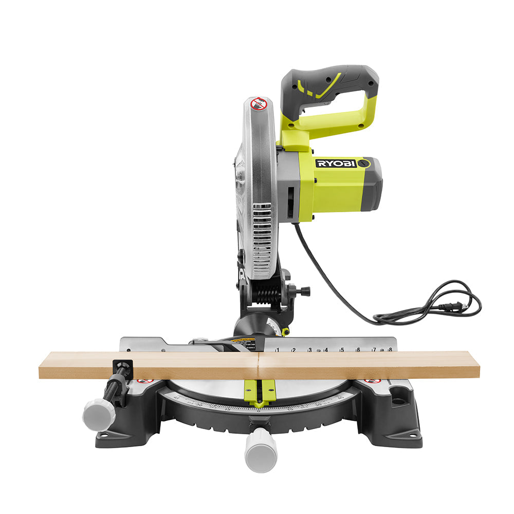 RYOBI 10 in. Compound Miter Saw with LED and Stand