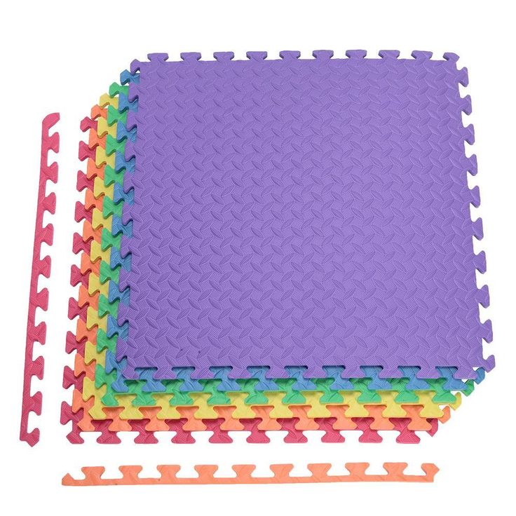 Ktaxon Non-Toxic Extra Thick 54 Pieces Children Play Puzzle Mat, 216 Square Feet Comfortable Cushion EVA Foam Flooring Tiles, with 24 x 24 inch Tiles, for Kids & Toddlers