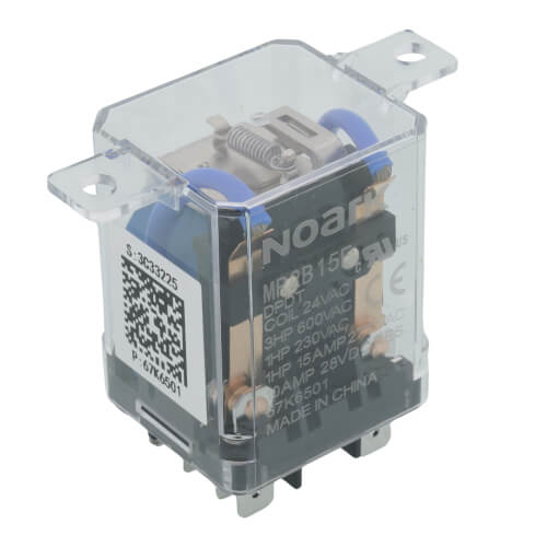 Lennox 67K65 relay - front view (Voltage: 24V; Product Type: Relay)