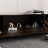FUFU&GAGA Modern/Contemporary Dark Brown Tv Cabinet Integrated Tv Mount (Accommodates TVs more than 70-in)