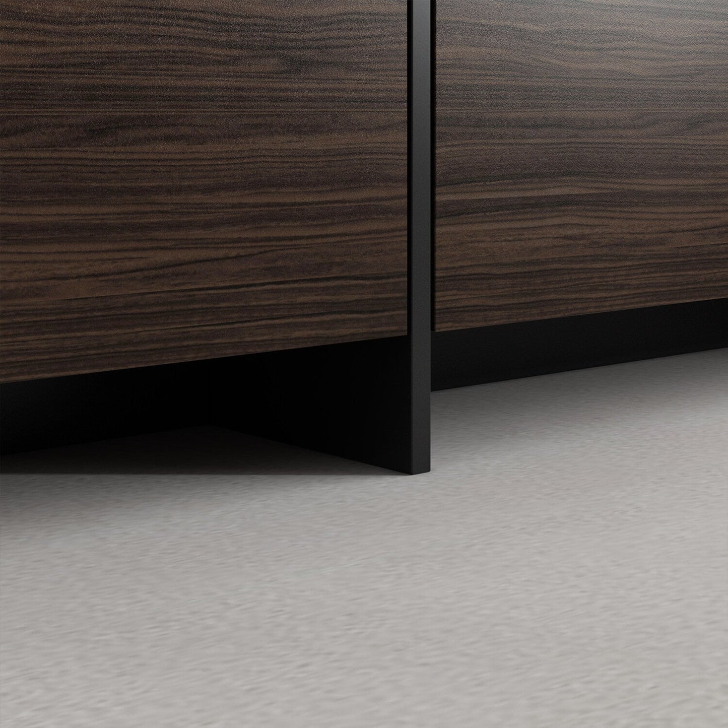 FUFU&GAGA Modern/Contemporary Dark Brown Tv Cabinet Integrated Tv Mount (Accommodates TVs more than 70-in)