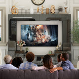 FUFU&GAGA Modern/Contemporary Black Tv Cabinet Integrated Tv Mount (Accommodates TVs up to 80-in)