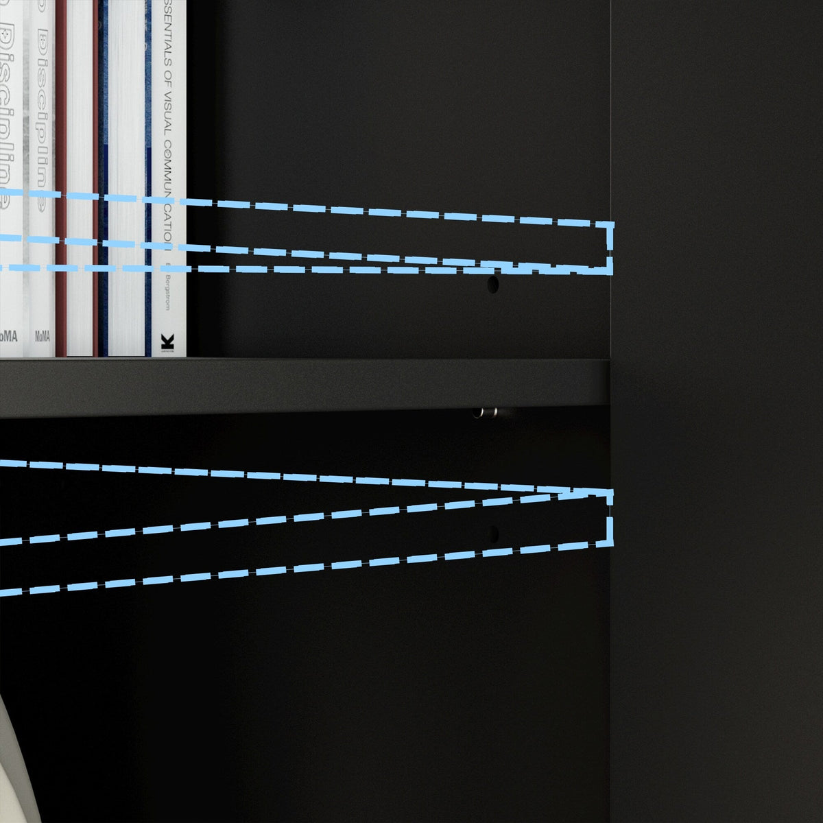 FUFU&GAGA Modern/Contemporary Black Tv Cabinet Integrated Tv Mount (Accommodates TVs up to 80-in)