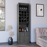 Flynama 20-in x 71.1-in Gray Rectangle Bar Cabinet