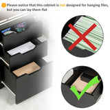 Flynama Black 3-Drawer 15.75-in File Cabinet