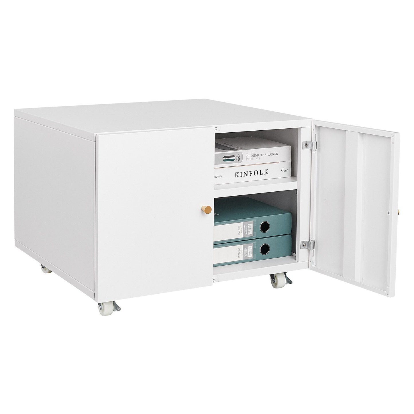 Flynama White 23.62-in File Cabinet