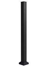 Fiberon CitySide Matte Black Aluminum Deck Bottom Stair Post