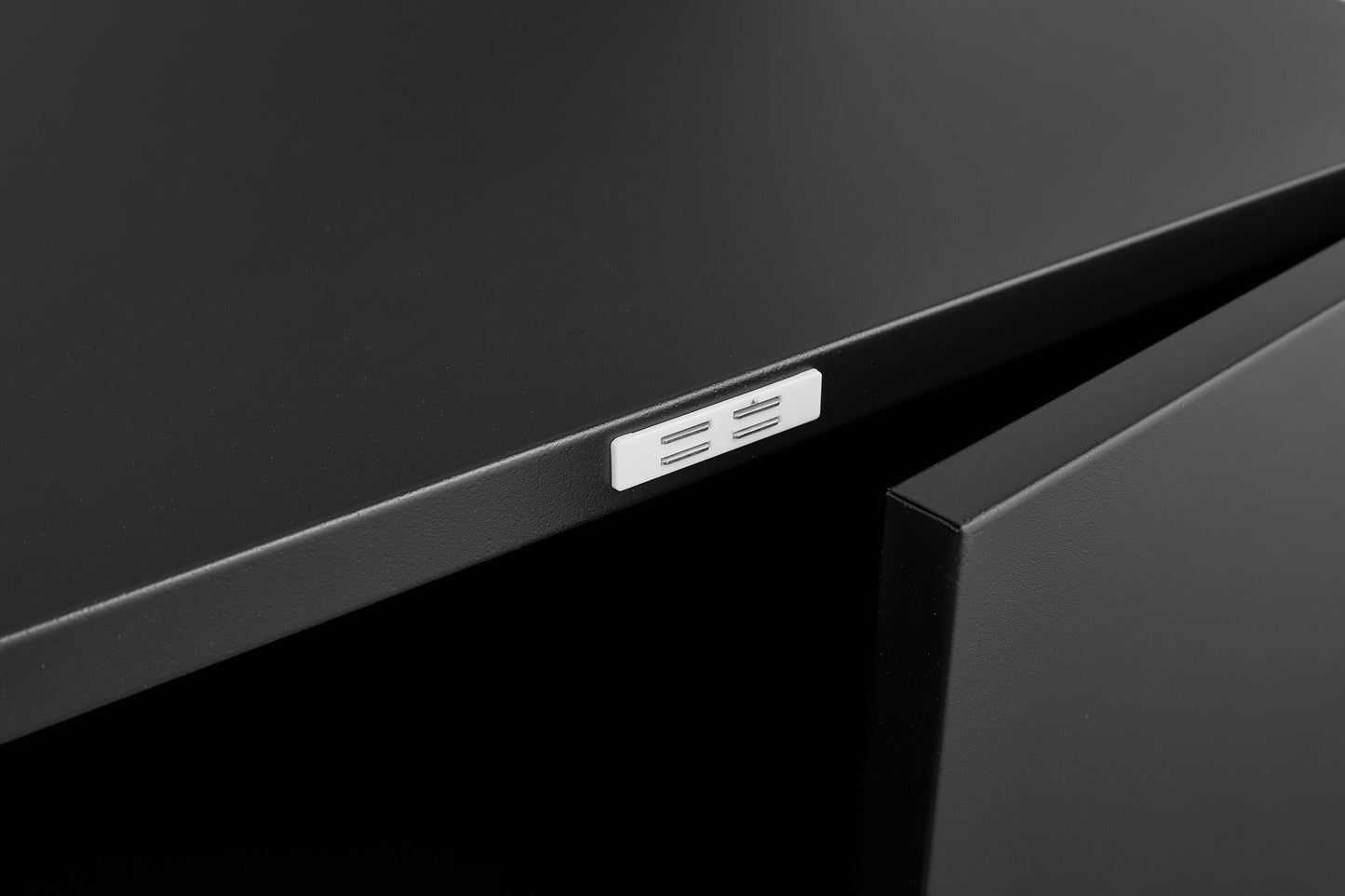Flynama Black 23.62-in File Cabinet