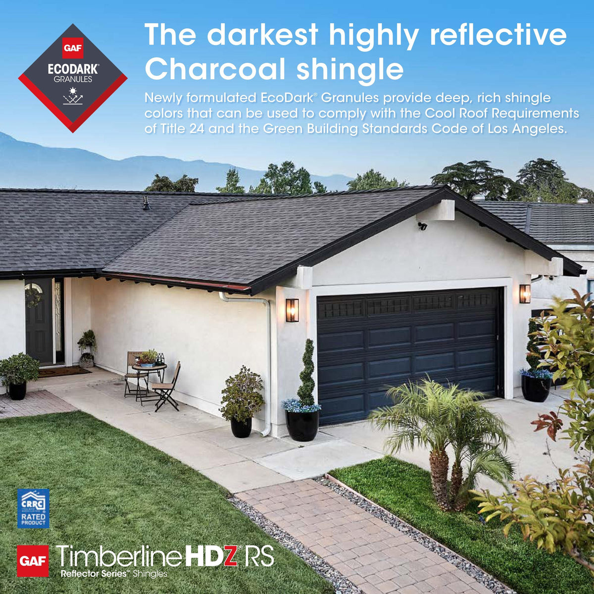 GAF Timberline HDZ Reflector Series RS Sandalwood Algae-Resistant Architectural Asphalt Roof Shingles, 33.33-sq ft per Bundle