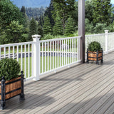 Deckorators 4-in x 4-in x 3-ft White Composite Deck Post Sleeve