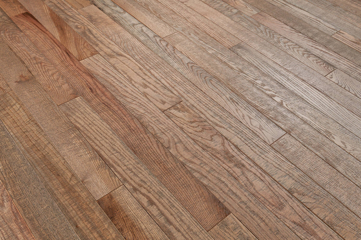 Bruce (Sample) Barnwood Living Monroe Oak Solid Wirebrushed Hardwood Flooring