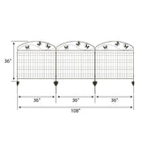 YARDLINK Butterfly Rural Panel 36-in x 36-in 3pk