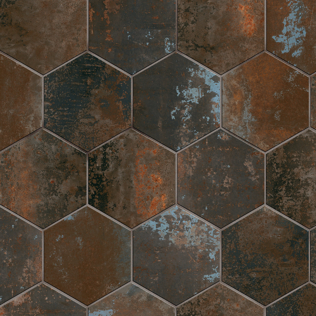 Affinity Tile Polaris Hex Mix 9-in x 10-in Multi-finish Porcelain Hexagon Floor and Wall Tile product image