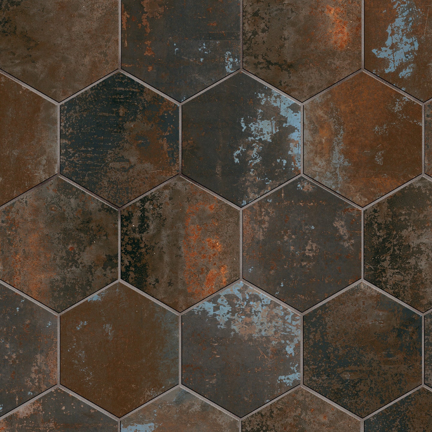 Affinity Tile Polaris Hex Mix 9-in x 10-in Multi-finish Porcelain Hexagon Floor and Wall Tile product image
