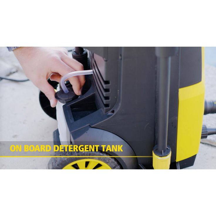 Stanley 1,900 PSI 1.4 GPM Electric Pressure Washer 20 ft. Hose with Storage Reel, Detergent Tank, Spray Gun, 2 Nozzles and More