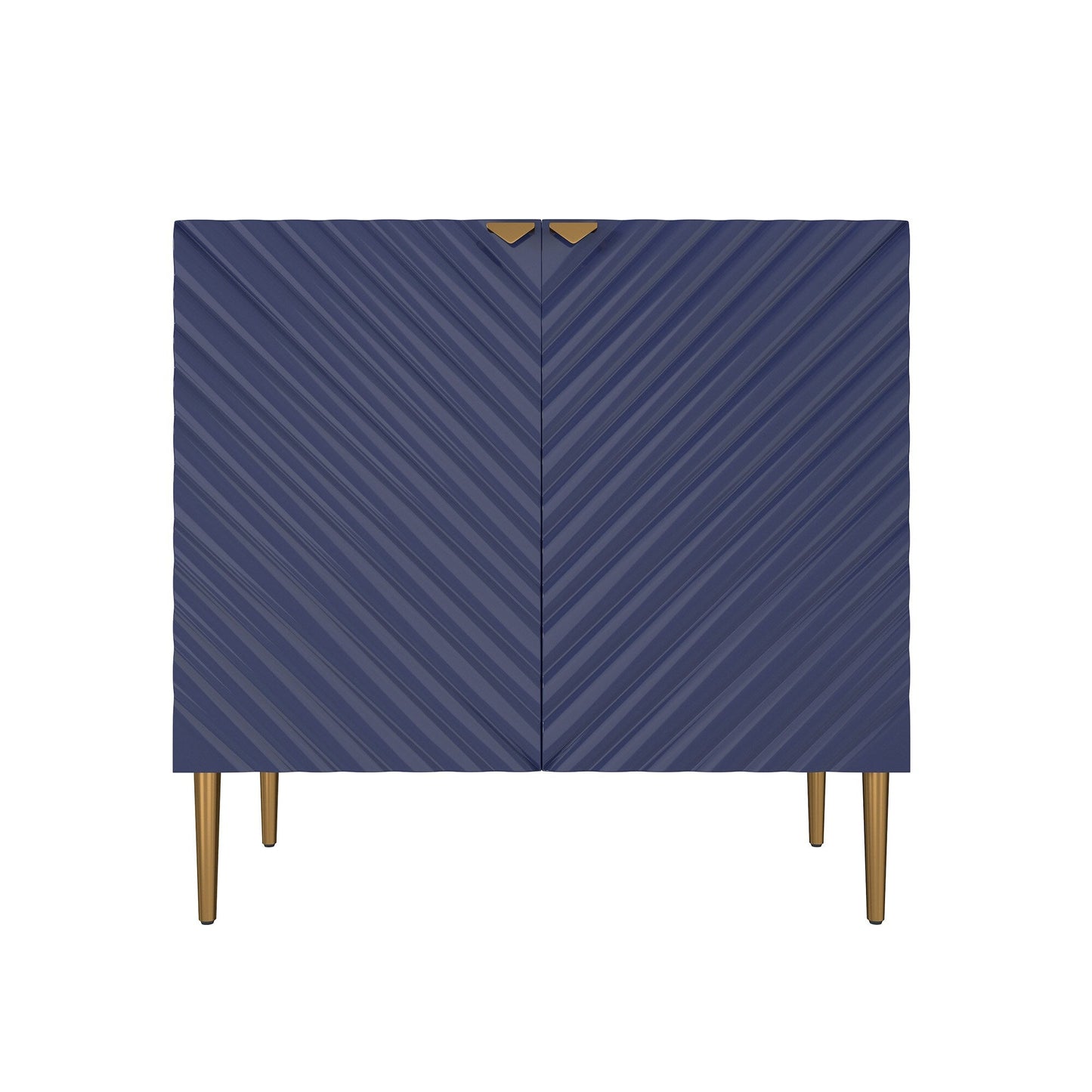 GZMR 15.75-in W x 31-in H Mdf Blue Freestanding Utility Storage Cabinet