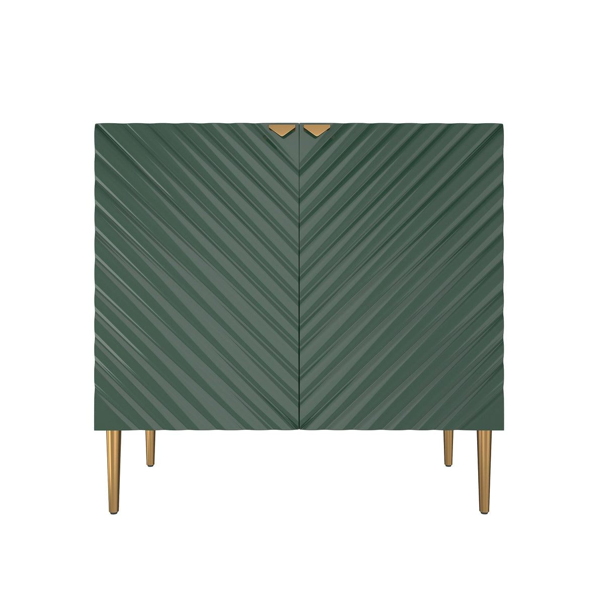 GZMR 15.75-in W x 31-in H Mdf Green Freestanding Utility Storage Cabinet