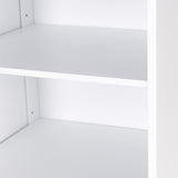 Costway 13.5-in W x 72-in H Mdf White Freestanding or Wall-mount Utility Storage Cabinet