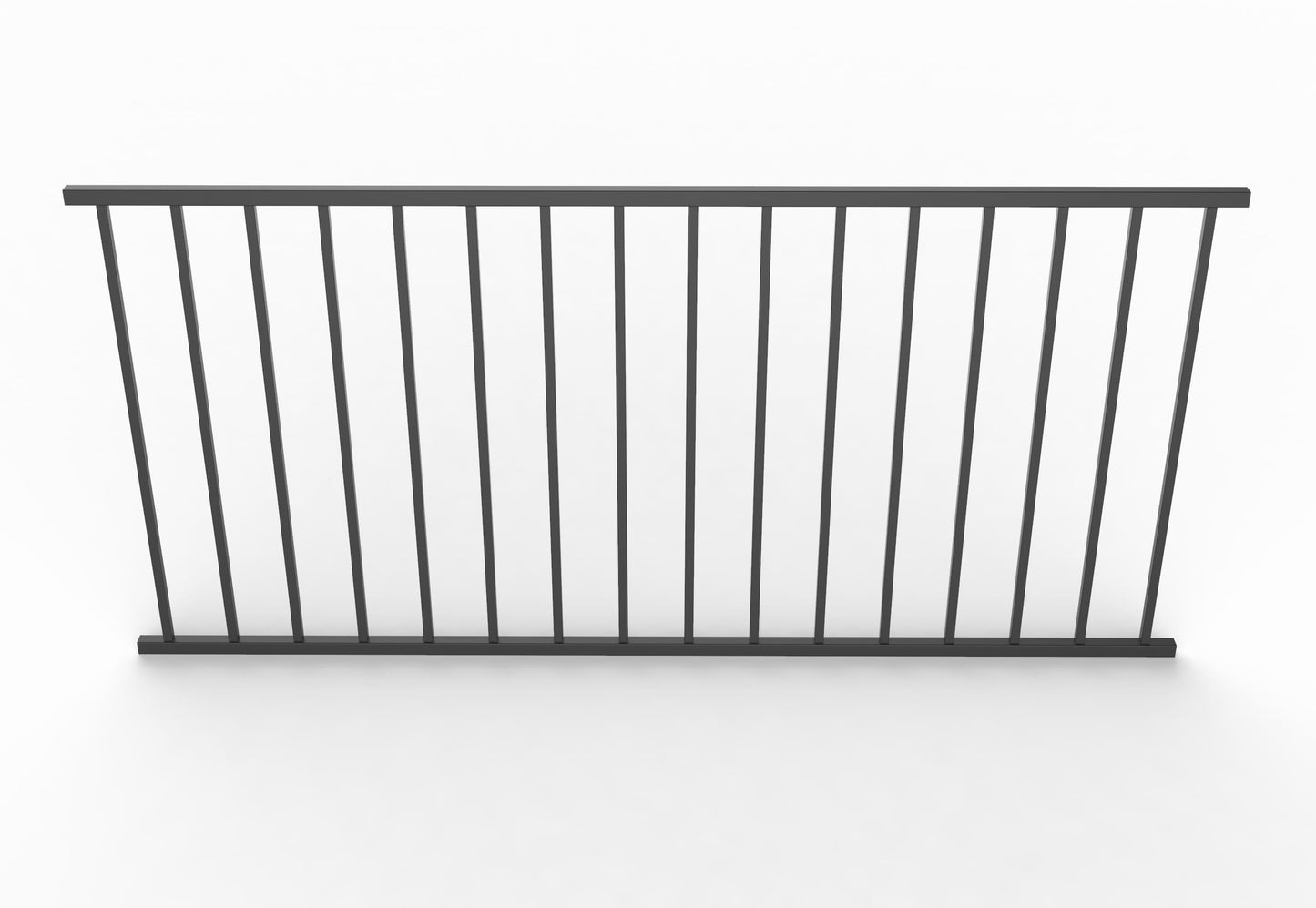 RELIABILT 6-ft x 36-in Black Sand Steel Deck Rail Kit