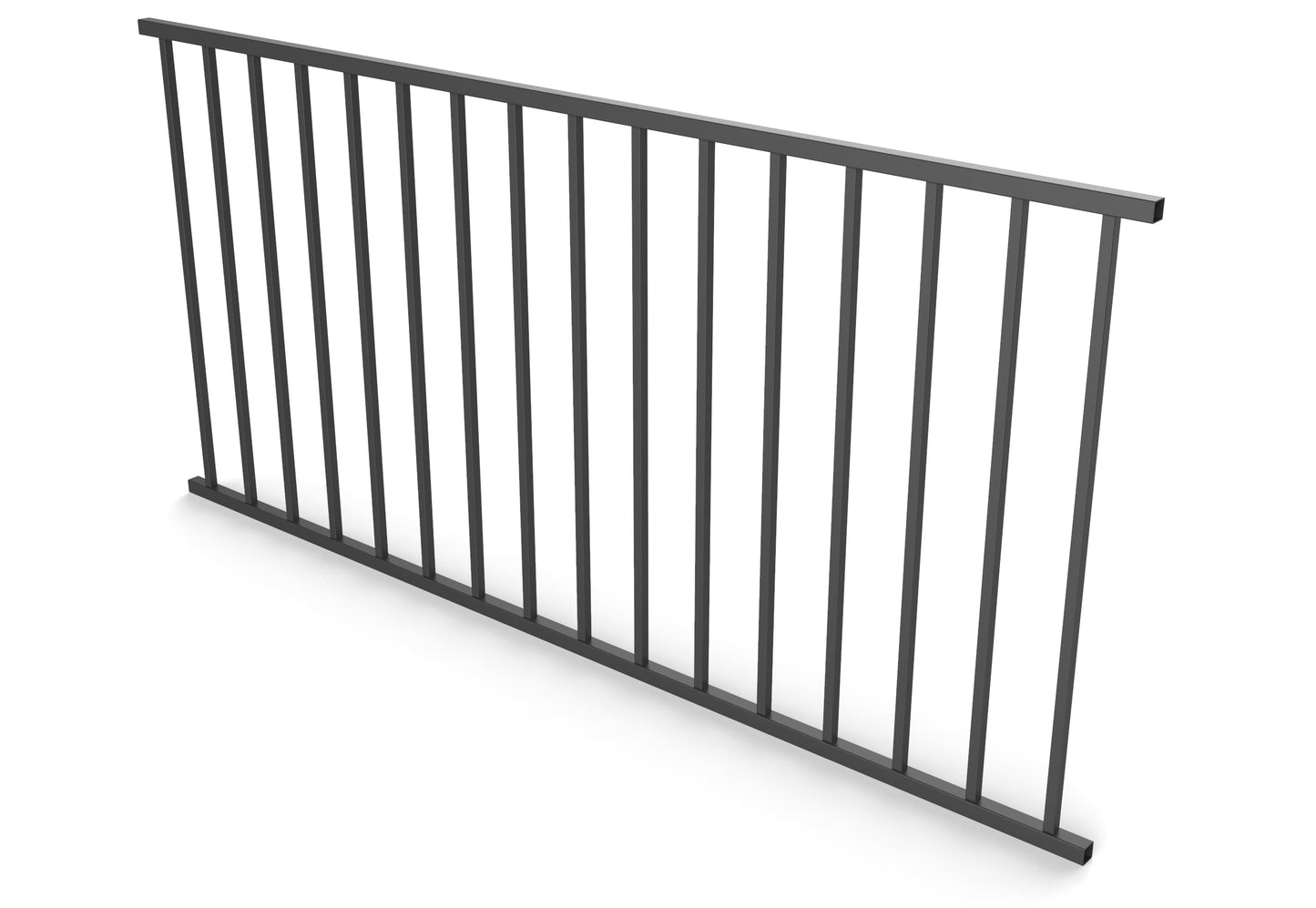 RELIABILT 6-ft x 36-in Black Sand Steel Deck Rail Kit