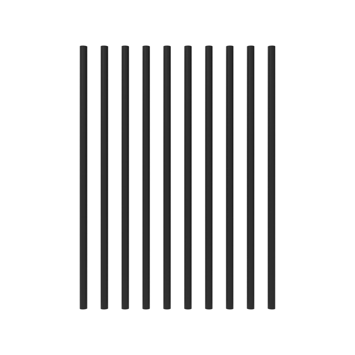 RELIABILT 1-in x 26-in Black Sand Galvanized Steel Round Deck Baluster (100-Pack)