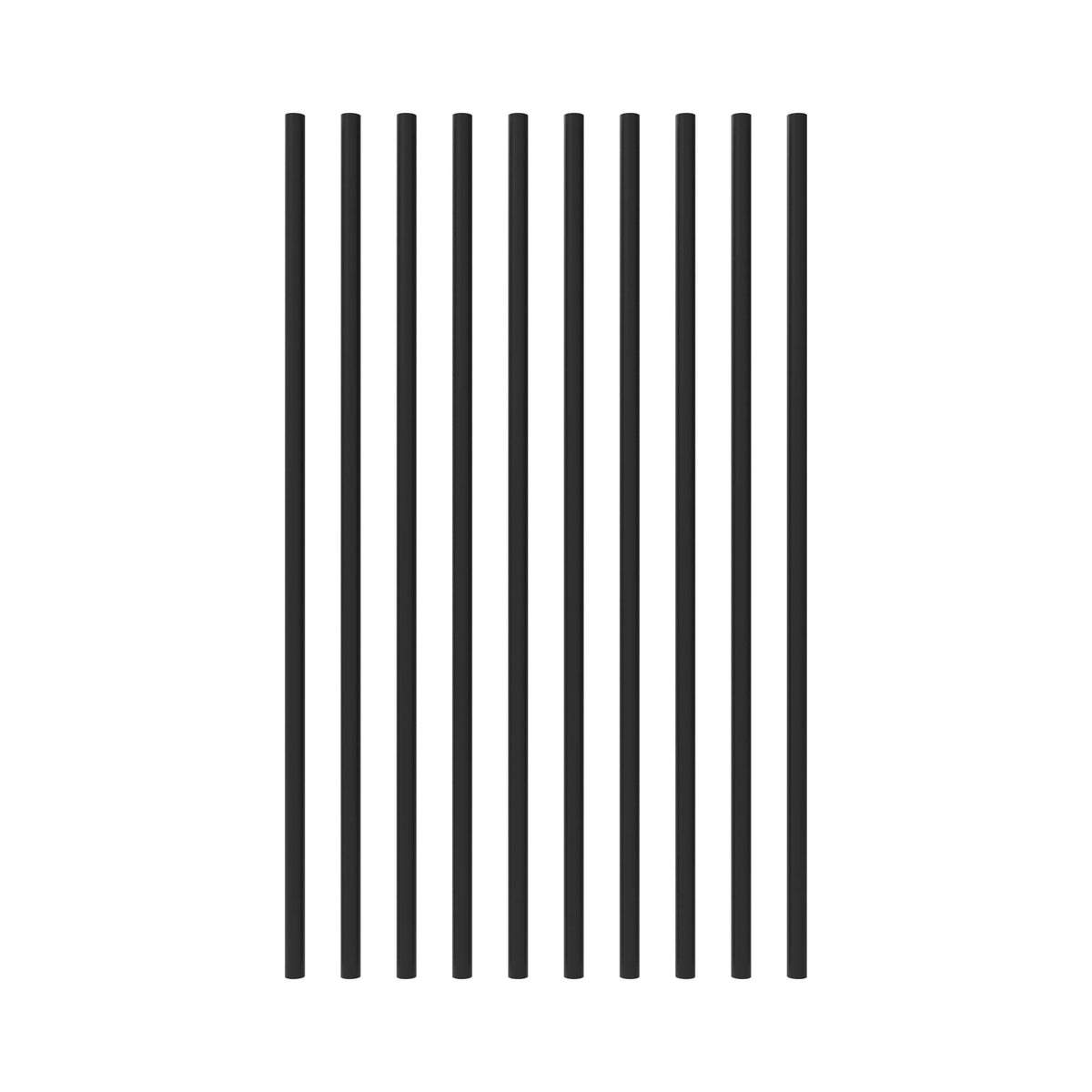 RELIABILT 1-in x 32-in Black Sand Galvanized Steel Round Deck Baluster (100-Pack)