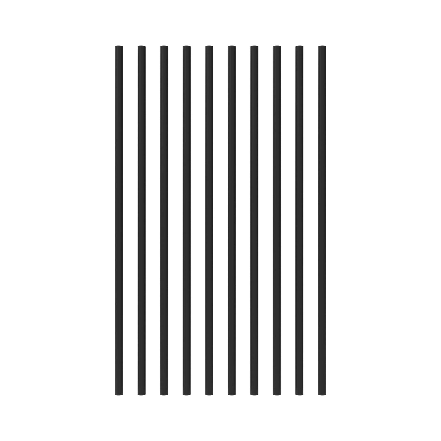 RELIABILT 1-in x 32-in Black Sand Galvanized Steel Round Deck Baluster (100-Pack)