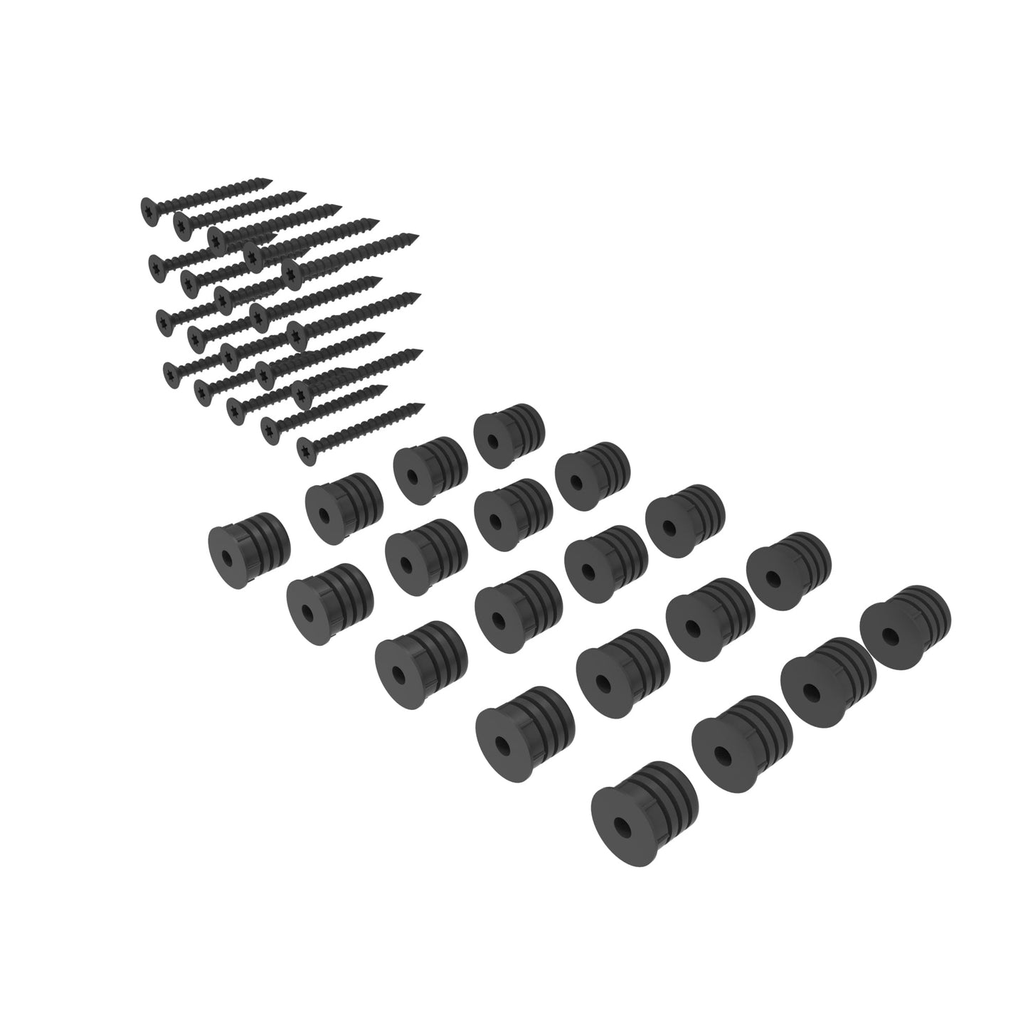 RELIABILT 0.5-in x 0.5-in Black Sand Plastic Baluster Connector (22-Pack)