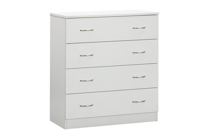 OSHOME OS Home and Office Furniture Model 6003 Four Drawer Chest in White