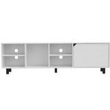 ToolCat Modern/Contemporary White Tv Cabinet (Accommodates TVs up to 70-in)