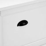 Yiekholo Casual 40.16-in White Wood Hall Tree
