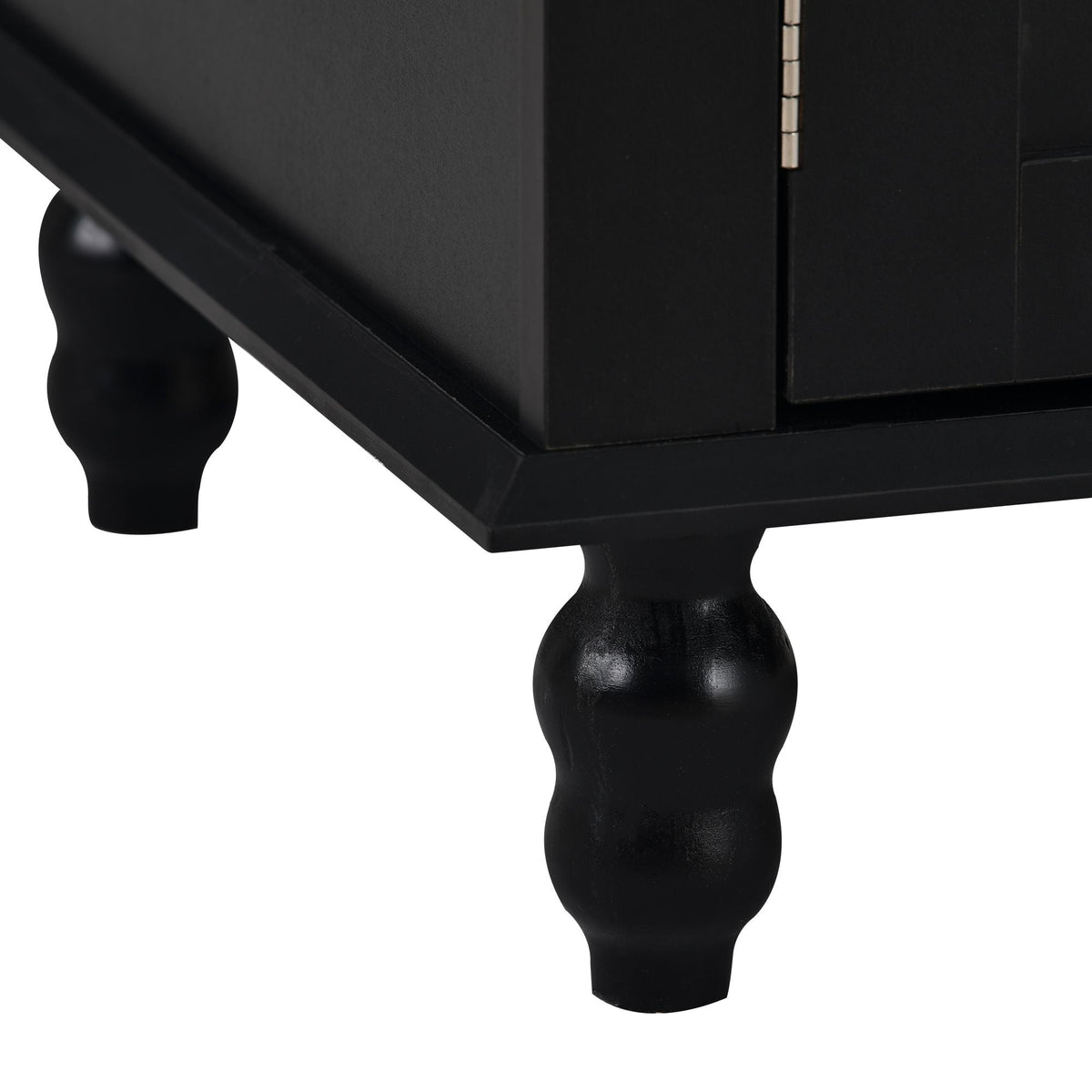 Yiekholo Casual 40.1-in Black Wood Hall Tree