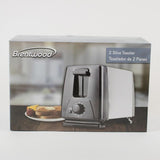 2-Slice Black Extra-Wide Slot Toaster