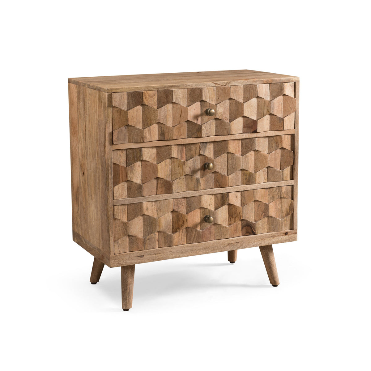 Best Selling Home Decor Brown 3-Drawer Chest