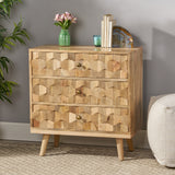 Best Selling Home Decor Brown 3-Drawer Chest