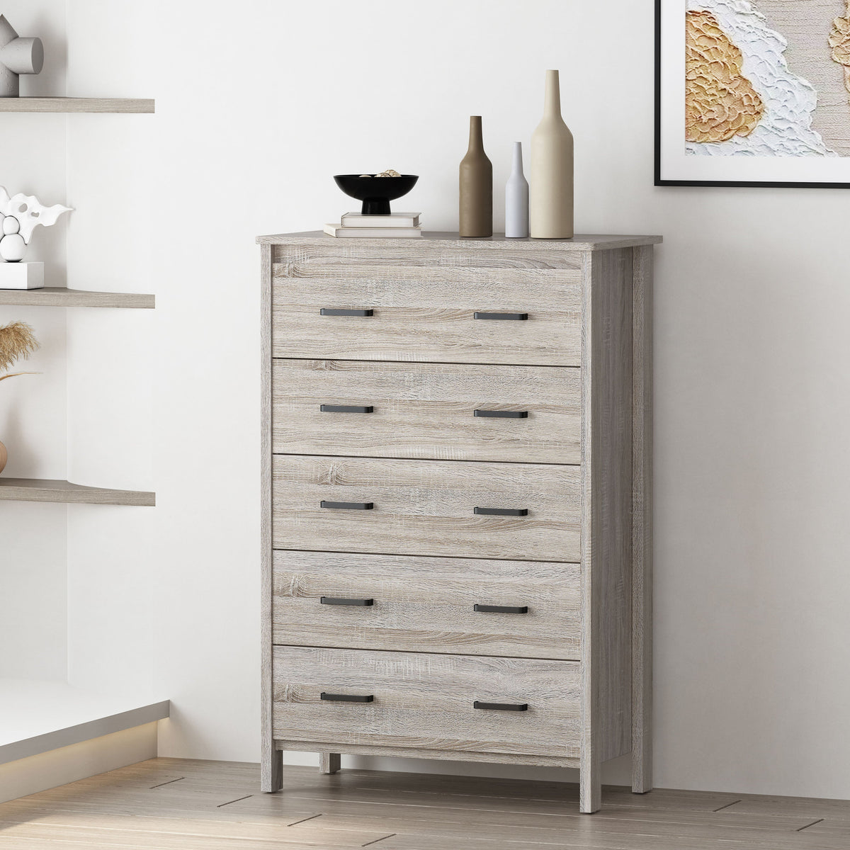 Best Selling Home Decor Brown 5-Drawer Chest