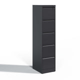 Kahomvis Black Office Cabinet