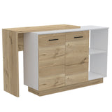 BABOOM Composite Base with Composite Top Kitchen Island (23.6-in x 59-in x 35.4-in)