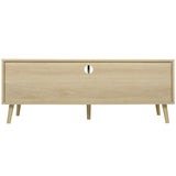 ToolCat Farmhouse/Rustic Oak Tv Cabinet (Accommodates TVs up to 55-in)