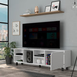 ToolCat Modern/Contemporary White Tv Cabinet (Accommodates TVs up to 70-in)