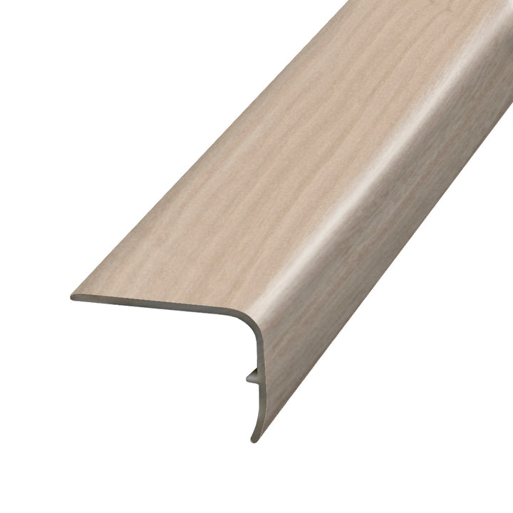 SimpleSolutions Ridge Line Mix MDF Vinyl Stair Nose Floor Molding, 1.88-in W x 78.7-in L x 1.32-in H