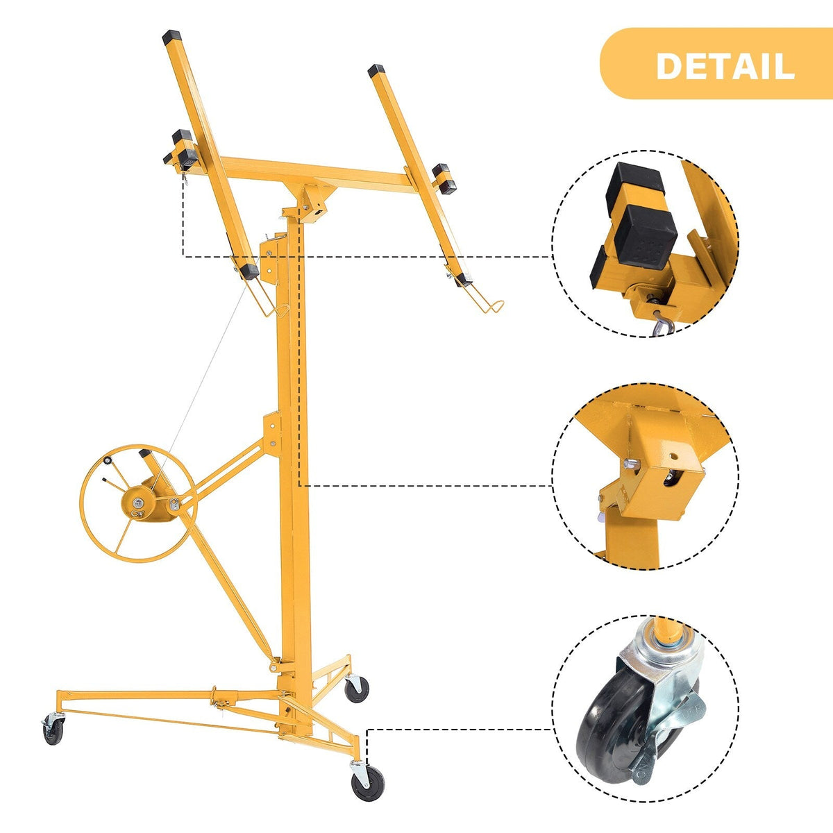 Maocao Hoom 13ft Drywall Lift 13-ft H x 53.1-in L x 53.1-in W Steel Drywall Lift